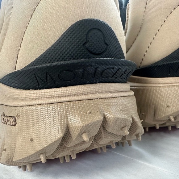 MONCLER Apres Trail Low Top Sneaker in Beige - Picture 5 of 10